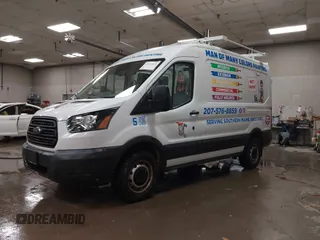 2018 Ford Transit with VIN 1FTYR1CM6JKA12527, listed as a IAAI auction lot 41117614 with 93,048 mi miles and . Bid and sale history available at DreamBid. Image 2.
