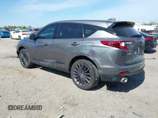 2023 Acura RDX Advance with VIN 5J8TC2H8XPL013018, listed as a IAAI auction lot 42102048 with 16,416 mi miles and . Bid and sale history available at DreamBid. Image 3.