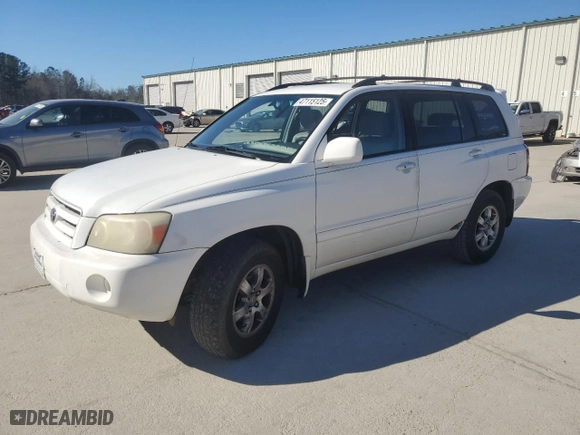 2004 Toyota Highlander with VIN JTEGP21A240011760, listed as a Copart auction lot 47115125 with 256,557 mi miles and Salvage Title. Bid and sale history available at carsss.com. Image 1.