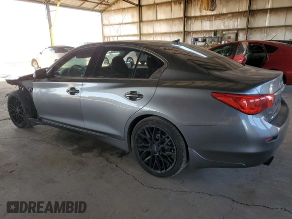 2016 Infiniti Q50 with VIN JN1EV7AR9GM346048, listed as a Copart auction lot 54362715 with 120,799 mi miles and Salvage Title. Bid and sale history available at DreamBid. Image 2.