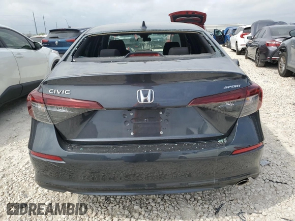 2025 Honda Civic Sport z VIN 2HGFE2F58SH504628, wystawiony jako Copart lot #49926395 z przebiegiem 4 760 mil mil oraz Czysty tytuł • Clean title. Historia ofert i sprzedaży dostępna na DreamBid. Obrazek 6.