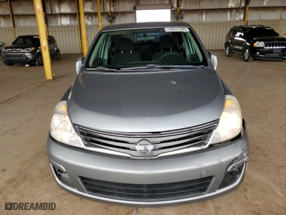 2010 Nissan Versa 1.8 S with VIN 3N1BC1APXAL416663, listed as a Copart auction lot 49631505 with 148,791 mi miles and Salvage Title. Bid and sale history available at carsss.com. Image 5.