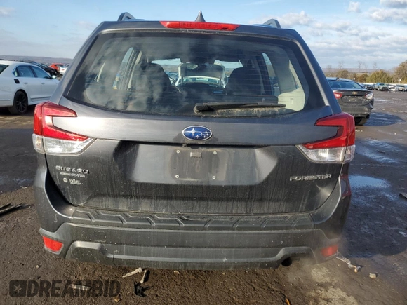 2021 Subaru Forester with VIN JF2SKADC8MH575274, listed as a Copart auction lot 44122885 with 57,492 mi miles and Salvage title. Bid and sale history available at DreamBid. Image 6.