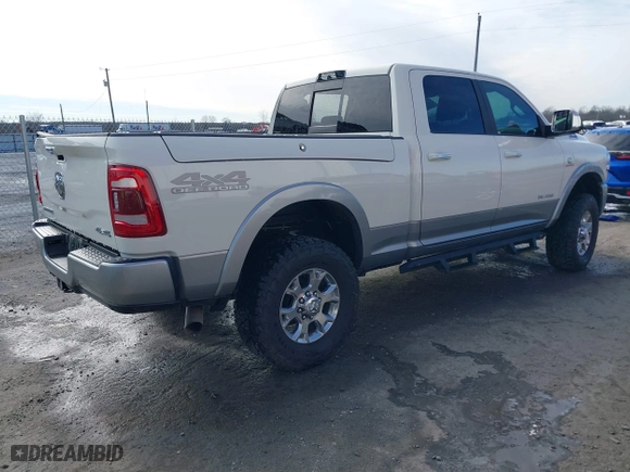 2022 Ram 2500 Laramie with VIN 3C6UR5FLXNG105323, listed as a IAAI auction lot 41359667 with 33,266 mi miles. Bid and sale history available at carsss.com. Image 4.