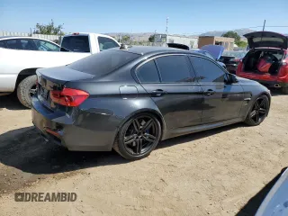2018 BMW M3 with VIN WBS8M9C50J5K98422, listed as a Copart auction lot 57500235 with 62,915 mi miles and Salvage title. Bid and sale history available at DreamBid. Image 3.