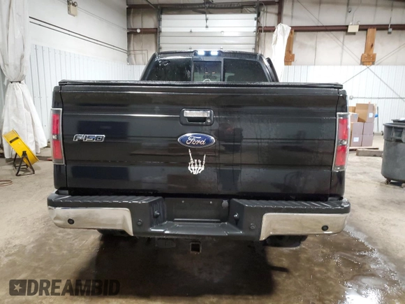 2012 Ford F-150 XL with VIN 1FTFW1EF3CFC38227, listed as a Copart auction lot 54176145 with 161,670 mi miles and Salvage Title. Bid and sale history available at carsss.com. Image 6.