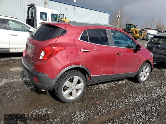 2016 Buick Encore with VIN KL4CJASB3GB734459, listed as a Copart auction lot 46485095 with 116,043 mi miles and Salvage Title. Bid and sale history available at carsss.com. Image 3.