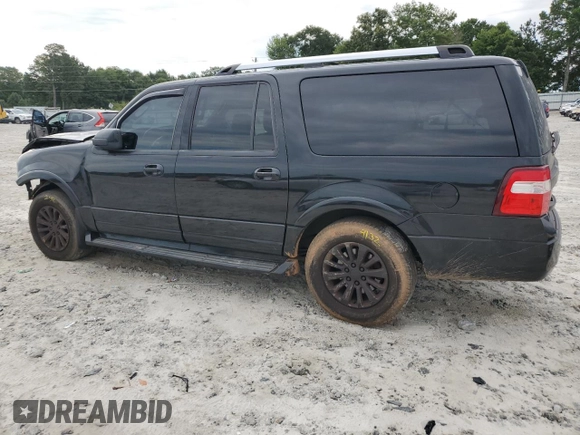 2015 Ford Expedition Max Limited with VIN 1FMJK1KT1FEF07587, listed as a Copart auction lot 62125415 with 160,729 mi miles and Salvage title. Bid and sale history available at DreamBid. Image 2.