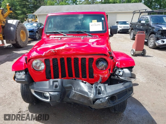 2023 Jeep Gladiator Sport S with VIN 1C6HJTAG8PL572270, listed as a IAAI auction lot 42336294 with 13,865 mi miles and . Bid and sale history available at DreamBid. Image 12.