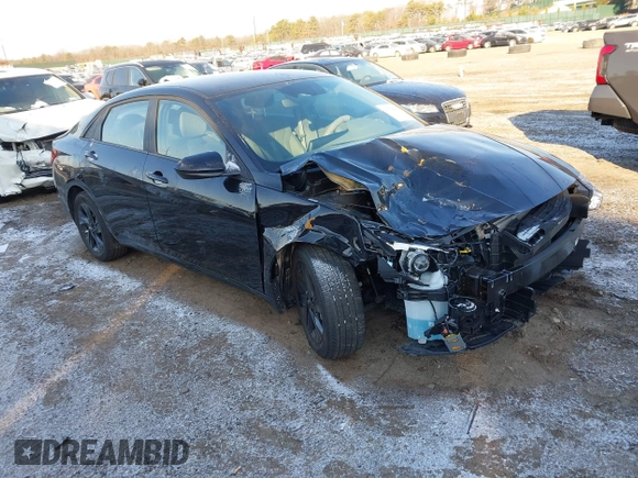 2023 Hyundai Elantra SEL with VIN KMHLM4AG9PU519986, listed as a IAAI auction lot 41174534 with 20,499 mi miles and . Bid and sale history available at DreamBid. Image 1.