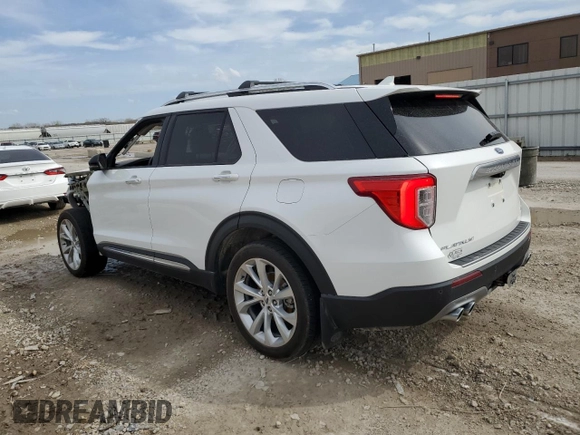 2022 Ford Explorer Platinum with VIN 1FM5K8HC0NGC02750, listed as a Copart auction lot 51344445 with 71,848 mi miles and Salvage Title. Bid and sale history available at carsss.com. Image 2.