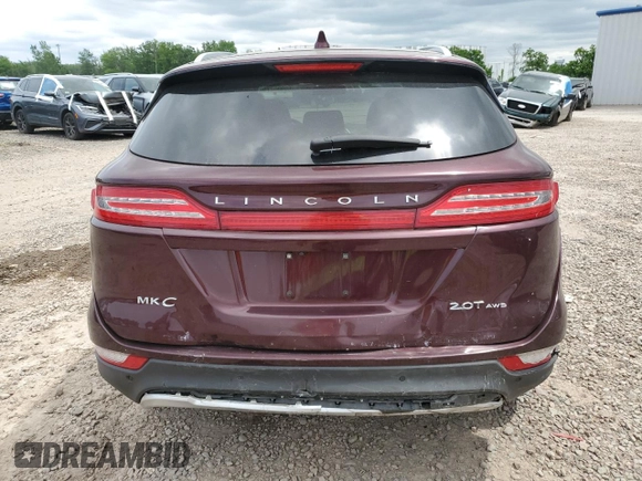 2018 Lincoln MKC Select with VIN 5LMCJ2D90JUL21005, listed as a Copart auction lot 60935275 with 68,841 mi miles and Salvage title. Bid and sale history available at DreamBid. Image 6.