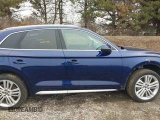 2018 Audi Q5 Premium Plus with VIN WA1BNAFY6J2002090, listed as a IAAI auction lot 41653345 with 127,292 mi miles. Bid and sale history available at carsss.com. Image 14.