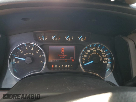 2012 Ford F-150 XL with VIN 1FTFW1CT9CFC35731, listed as a Copart auction lot 42703705 with 172,445 mi miles and Clean Title. Bid and sale history available at carsss.com. Image 9.