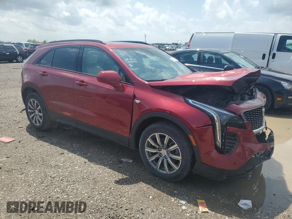 2020 Cadillac XT4 AWD Sport with VIN 1GYFZFR4XLF019742, listed as a Copart auction lot 51168485 with 68,952 mi miles and Clean title. Bid and sale history available at DreamBid. Image 4.