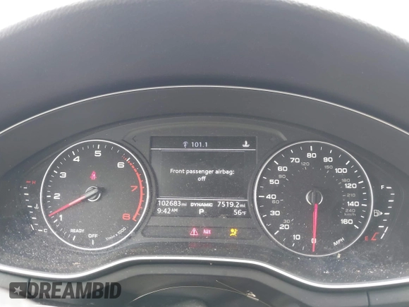 2017 Audi A4 Premium Plus z VIN WAUENAF41HN015240, wystawiony jako IAAI lot #42199989 z przebiegiem 102 683 mil mil oraz . Historia ofert i sprzedaży dostępna na DreamBid. Obrazek 15.