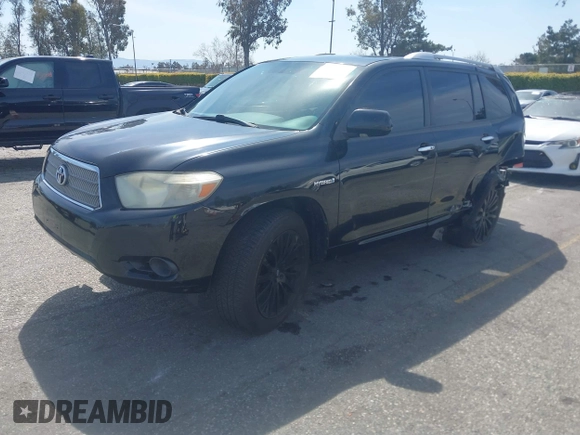 2009 Toyota Highlander Hybrid with VIN JTEEW41A592026819, listed as a IAAI auction lot 41837703 with 216,588 mi miles. Bid and sale history available at carsss.com. Image 17.