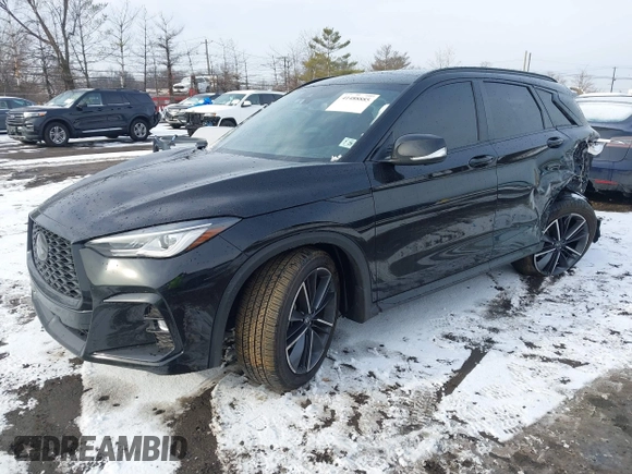 2024 Infiniti QX50 Sport with VIN 3PCAJ5FB7RF101400, listed as a IAAI auction lot 41488885 with 8,306 mi miles and . Bid and sale history available at DreamBid. Image 17.