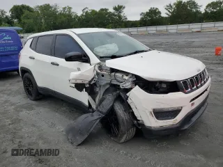 2019 Jeep Compass Sport with VIN 3C4NJCAB9KT778064, listed as a Copart auction lot 58696275 with 110,878 mi miles and Salvage title. Bid and sale history available at DreamBid. Image 4.