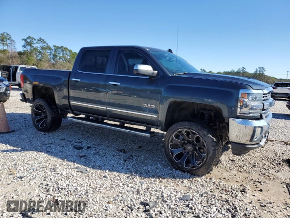 2017 Chevrolet Silverado 1500 LTZ with VIN 3GCPCSEC3HG364554, listed as a Copart auction lot 87268504 with 92,934 mi miles and Salvage Title. Bid and sale history available at DreamBid. Image 4.