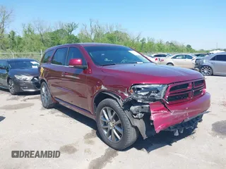 2017 Dodge Durango GT with VIN 1C4RDHDG5HC936305, listed as a IAAI auction lot 41984185 with 131,246 mi miles and . Bid and sale history available at carsss.com. Image 1.
