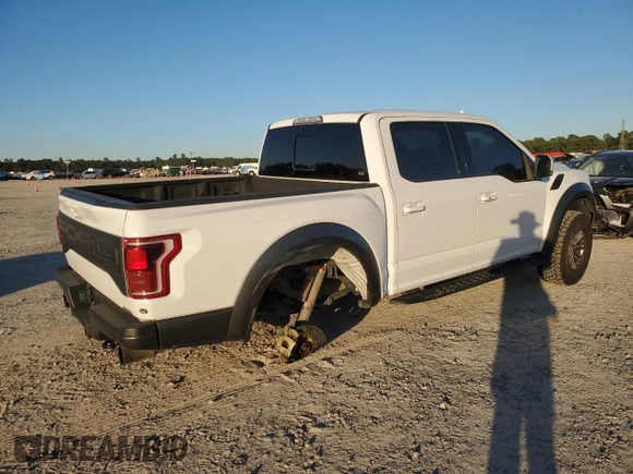 2019 Ford F-150 Raptor with VIN 1FTFW1RG6KFB68157, listed as a Copart auction lot 81267324 with 67,104 mi miles and Salvage Title. Bid and sale history available at carsss.com. Image 3.