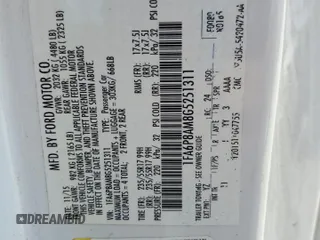 2016 Ford Mustang V6 z VIN 1FA6P8AM8G5251311, wystawiony jako Copart lot #58077665 z przebiegiem 47 585 mil mil oraz Nie do naprawy • Non repairable. Historia ofert i sprzedaży dostępna na DreamBid. Obrazek 12.