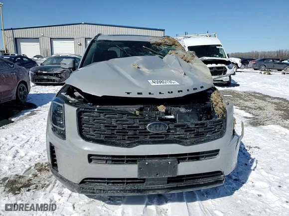 2021 Kia Telluride EX with VIN 5XYP3DHC8MG191114, listed as a Copart auction lot 45985135 with 77,286 mi miles and Salvage Title. Bid and sale history available at carsss.com. Image 11.