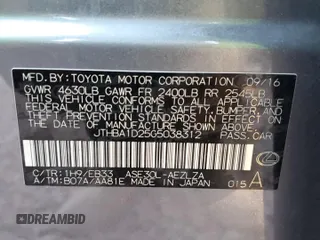 2016 Lexus IS 200t with VIN JTHBA1D25G5038312, listed as a Copart auction lot 44043785 with 112,824 mi miles and Salvage Title. Bid and sale history available at DreamBid. Image 12.