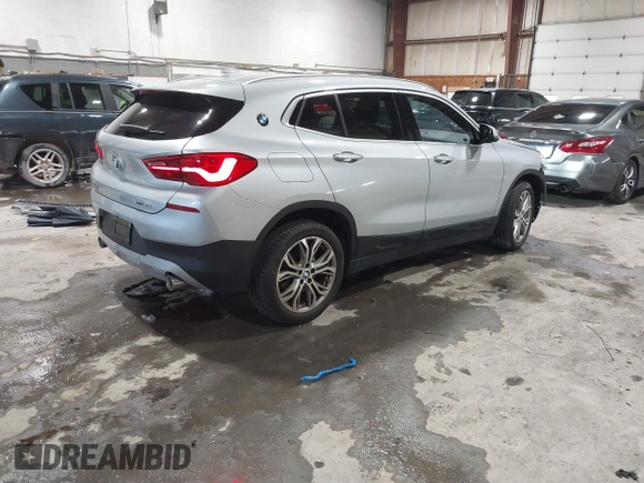 2020 BMW X2 xDrive28i with VIN WBXYJ1C09L5P35894, listed as a IAAI auction lot 41588426 with 24,476 mi miles. Bid and sale history available at carsss.com. Image 4.