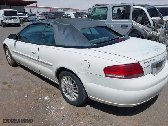 2005 Chrysler Sebring Conv Touring with VIN 1C3EL55R25N574910, listed as a IAAI auction lot 41925734 with 133,354 mi miles. Bid and sale history available at carsss.com. Image 3.