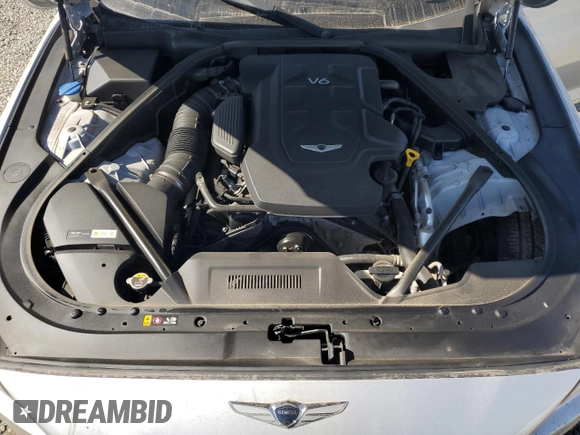 2017 Genesis G80 3.8L with VIN KMHGN4JE9HU175543, listed as a Copart auction lot 57854545 with 75,121 mi miles and Salvage title. Bid and sale history available at DreamBid. Image 11.