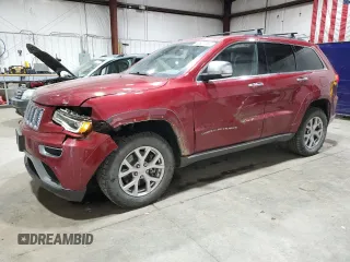 2015 Jeep Grand Cherokee Summit with VIN 1C4RJFJM5FC859147, listed as a Copart auction lot 80827064 with 121,106 mi miles and Salvage Title. Bid and sale history available at carsss.com. Image 1.