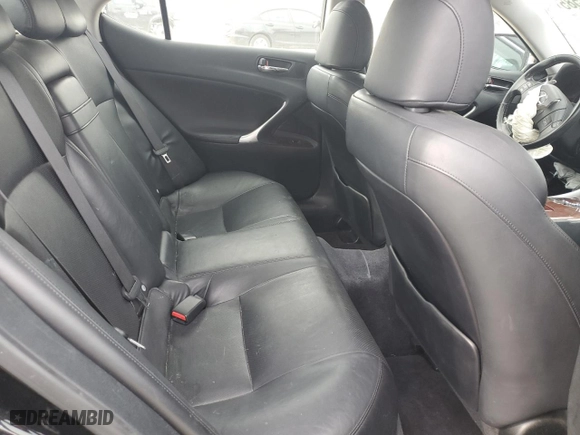 2007 Lexus IS 350 with VIN JTHBE262572012608, listed as a Copart auction lot 47358585 with 219,798 mi miles and Salvage Title. Bid and sale history available at carsss.com. Image 10.