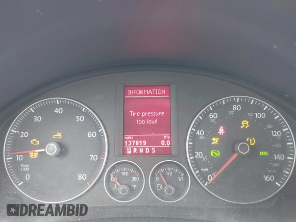 2008 Volkswagen Eos Turbo с VIN WVWBA71F88V050967, выставлен на аукционе IAAI как лот 41720844 с пробегом 137 819 миль миль и . История ставок и продаж доступна на DreamBid. Изображение 7.