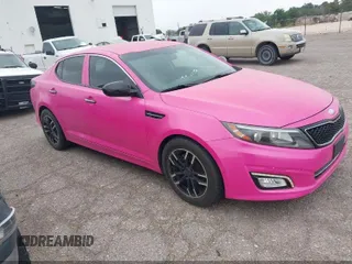 2014 Kia Optima LX z VIN KNAGM4A77E5453187, wystawiony jako IAAI lot #42502188 z przebiegiem 162 501 mil mil oraz . Historia ofert i sprzedaży dostępna na DreamBid. Obrazek 1.
