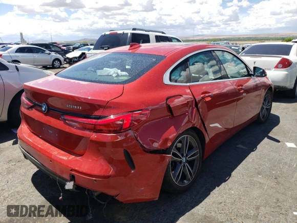 2021 BMW 2 Series 228i xDrive with VIN WBA73AK03M7G75203, listed as a Copart auction lot 52476413 with 140,233 mi miles. Bid and sale history available at carsss.com. Image 3.
