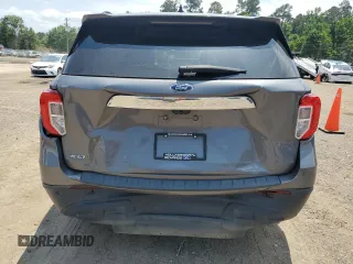 2022 Ford Explorer XLT with VIN 1FMSK7DH7NGA04682, listed as a Copart auction lot 58146245 with 66,447 mi miles and Salvage title. Bid and sale history available at DreamBid. Image 6.