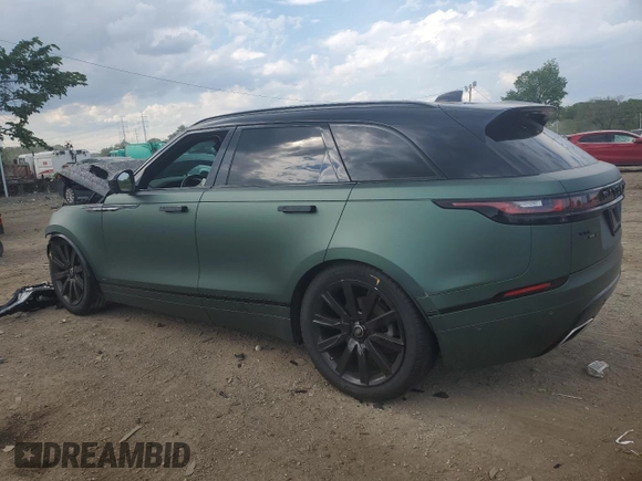 2020 Land Rover Range Rover Velar R-Dynamic S z VIN SALYK2FV9LA243034, wystawiony jako Copart lot #56222985 z przebiegiem 53 611 mil mil oraz Szkoda całkowita • Salvage title. Historia ofert i sprzedaży dostępna na DreamBid. Obrazek 2.