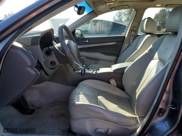 2013 Infiniti G37 Sedan Journey with VIN JN1CV6AP3DM304759, listed as a Copart auction lot 89297375 with 117,104 mi miles and Salvage Title. Bid and sale history available at carsss.com. Image 7.