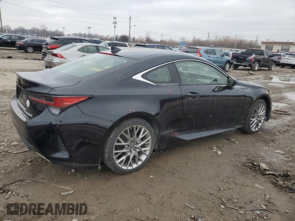 2020 Lexus RC 300 with VIN JTHD85EC0L5006042, listed as a Copart auction lot 84069864 with 55,974 mi miles and Non repairable. Bid and sale history available at DreamBid. Image 3.