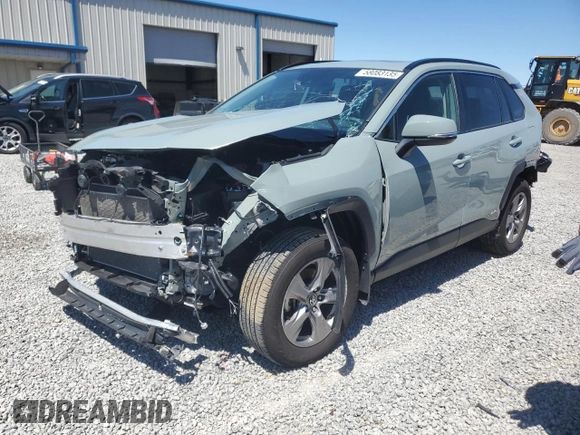 2023 Toyota RAV4 Hybrid XLE z VIN JTMRWRFV8PD206165, wystawiony jako Copart lot #58083135 z przebiegiem 27 023 mil mil oraz Szkoda całkowita • Salvage title. Historia ofert i sprzedaży dostępna na DreamBid. Obrazek 1.