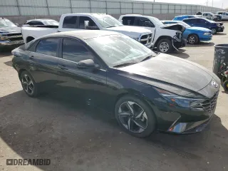 2023 Hyundai Elantra Limited with VIN 5NPLP4AG2PH112159, listed as a Copart auction lot 43916265 with 33,202 mi miles and Salvage Title. Bid and sale history available at carsss.com. Image 4.