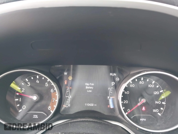 2018 Jeep Compass Sport with VIN 3C4NJCAB0JT250928, listed as a IAAI auction lot 41408079 with 110,422 mi miles. Bid and sale history available at carsss.com. Image 7.