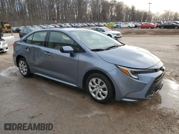 2023 Toyota Corolla Hybrid LE with VIN JTDBCMFE9P3012750, listed as a Copart auction lot 46326445 with 45,207 mi miles and Salvage Title. Bid and sale history available at carsss.com. Image 4.