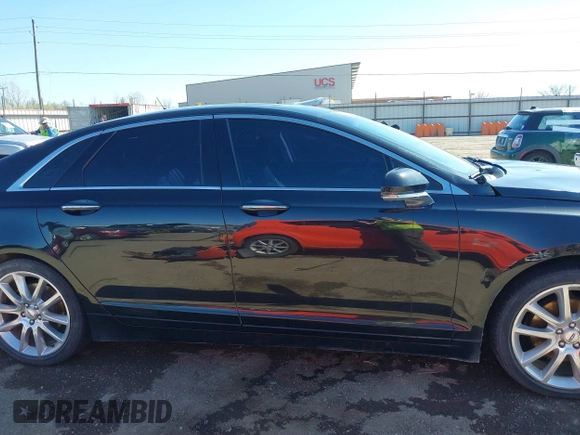 2015 Lincoln MKZ with VIN 3LN6L2G93FR619701, listed as a IAAI auction lot 41794410 with 77,201 mi miles. Bid and sale history available at carsss.com. Image 14.