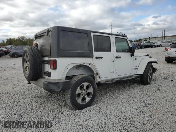 2018 Jeep Wrangler JK Unlimited Sahara with VIN 1C4BJWEG2JL830445, listed as a Copart auction lot 75272164 with 47,929 mi miles and Salvage Title. Bid and sale history available at carsss.com. Image 3.