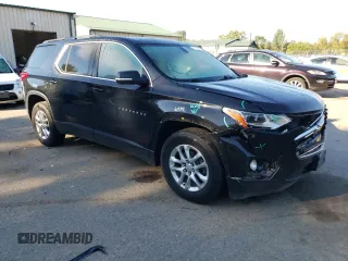 2019 Chevrolet Traverse LT Cloth with VIN 1GNEVGKW8KJ110705, listed as a Copart auction lot 72573574 with 130,665 mi miles and Salvage Title. Bid and sale history available at carsss.com. Image 4.