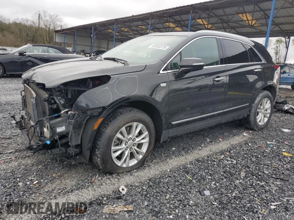 2021 Cadillac XT5 FWD Luxury with VIN 1GYKNAR46MZ122380, listed as a Copart auction lot 45203375 with 58,148 mi miles and Salvage Title. Bid and sale history available at carsss.com. Image 1.