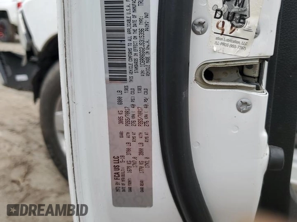 2018 Ram 1500 SLT with VIN 1C6RR6GG2JS315396, listed as a Copart auction lot 45659705 with 108,804 mi miles and Salvage title. Bid and sale history available at DreamBid. Image 12.